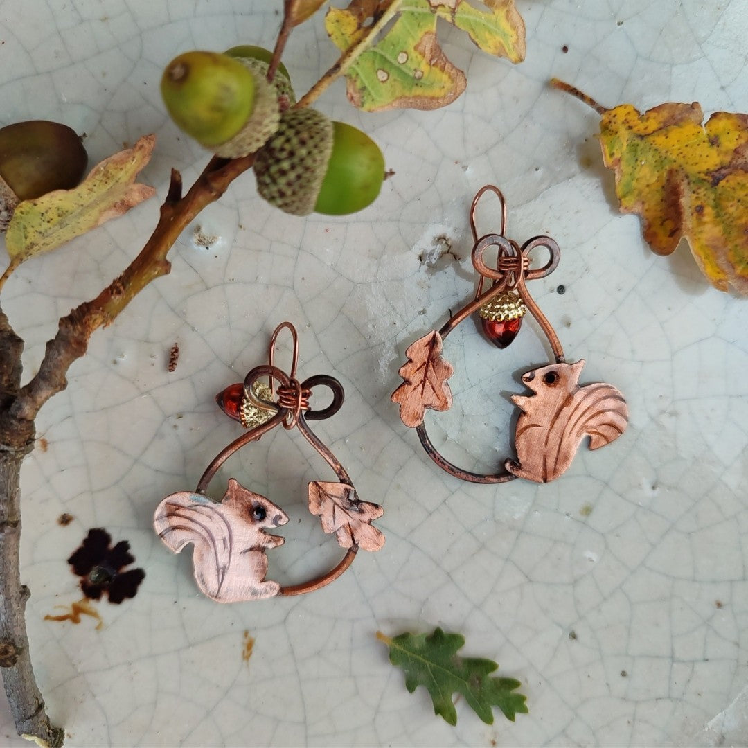 Orecchini SCOIATTOLI CURIOSI