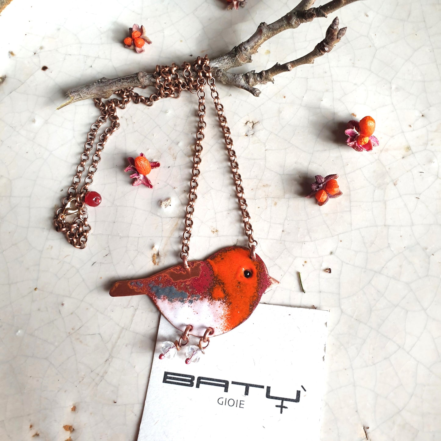 Collana PETTIROSSO