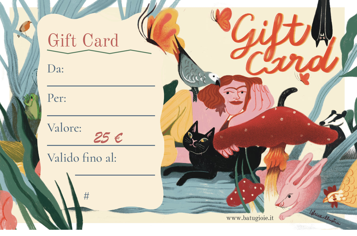 GIFT CARD DA 25 €