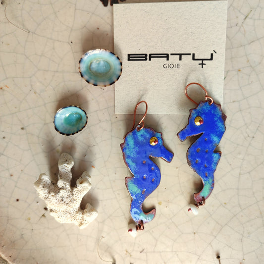Orecchini CAVALLUCCI BLU