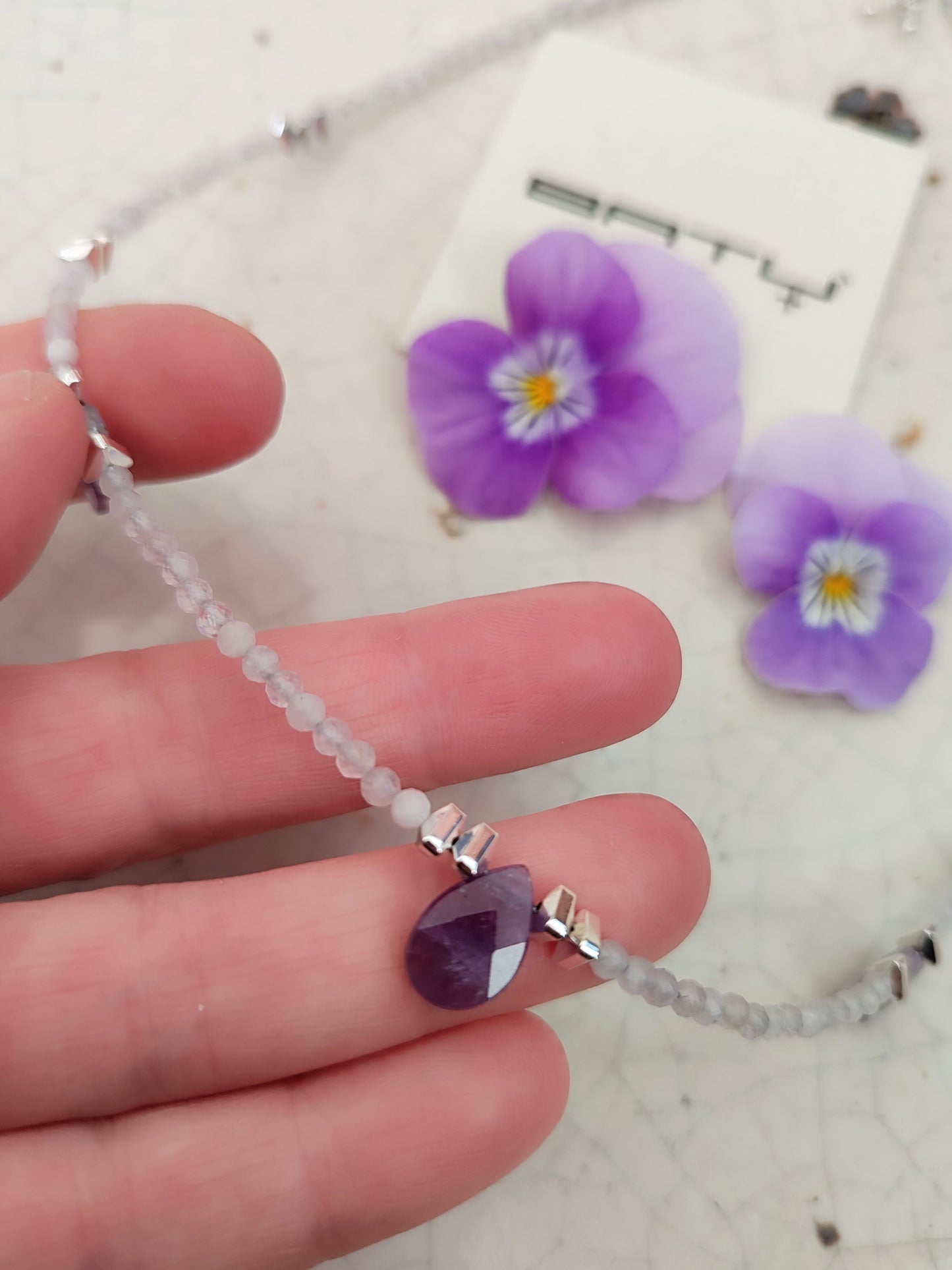 Collana AMETISTA Lavanda