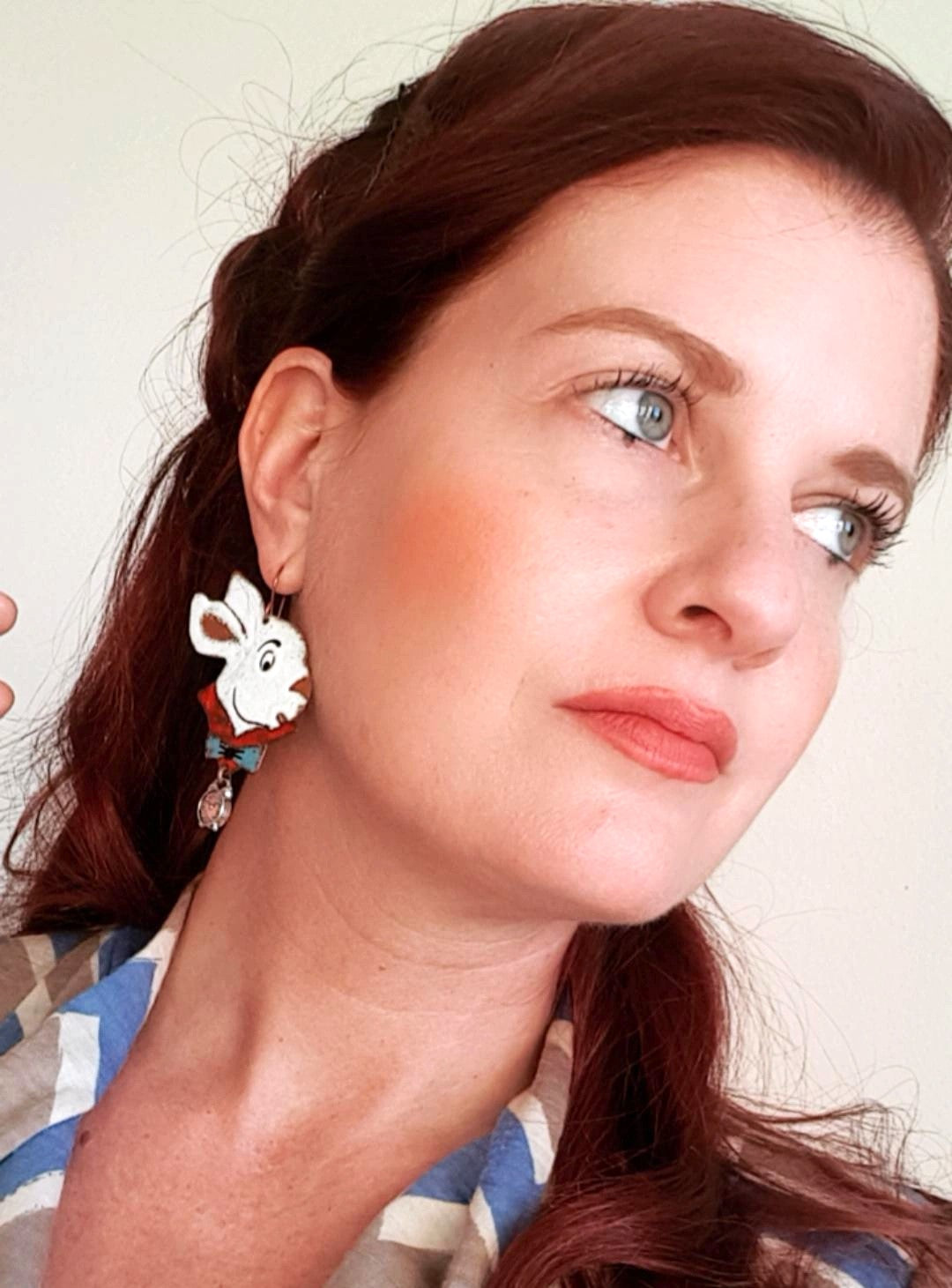 Orecchini REGINA DI CUORI e BIANCONIGLIO
