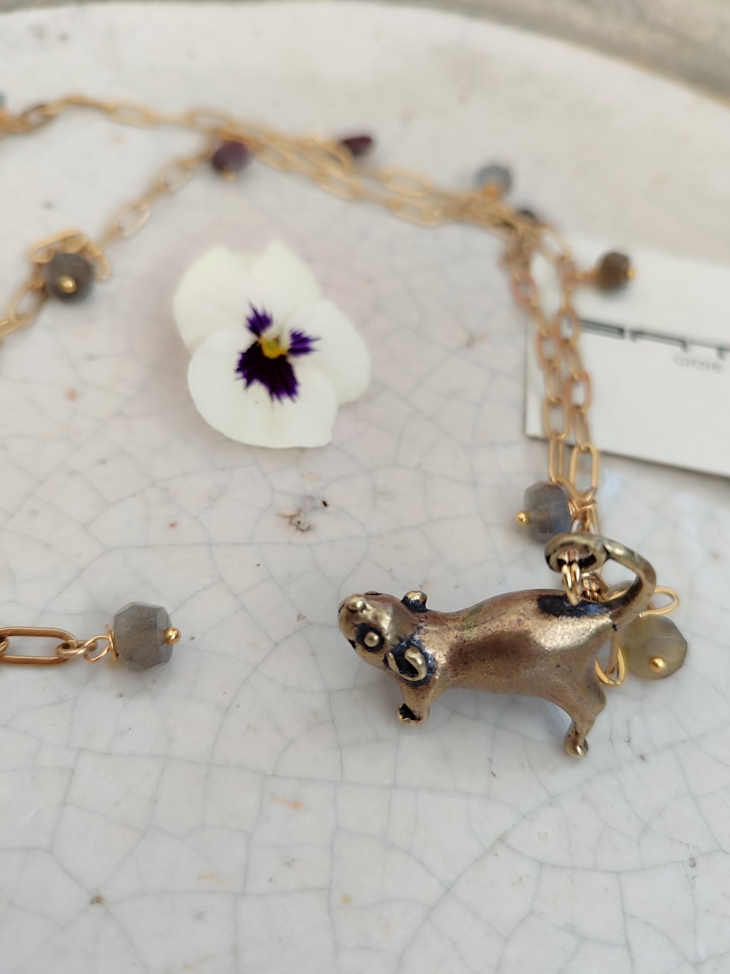 Collana TOPO vintage