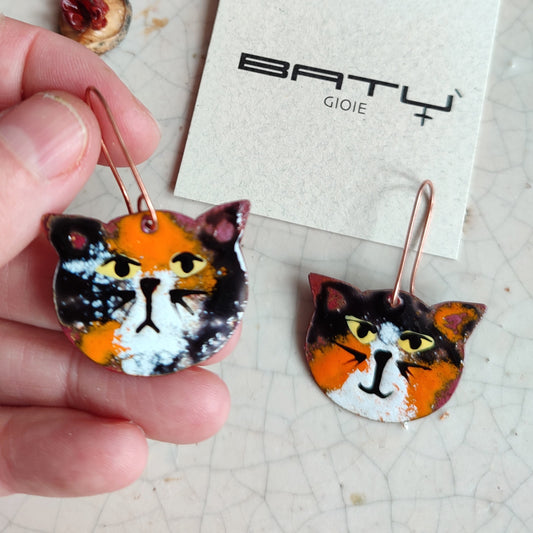 Orecchini GATTI calico
