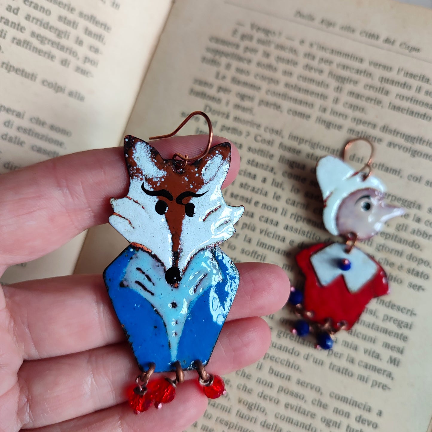 Orecchini PINOCCHIO e VOLPE