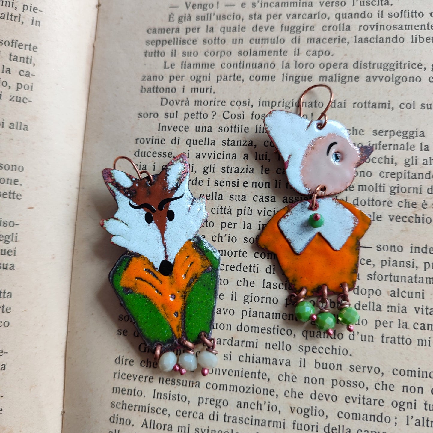 Orecchini PINOCCHIO e VOLPE