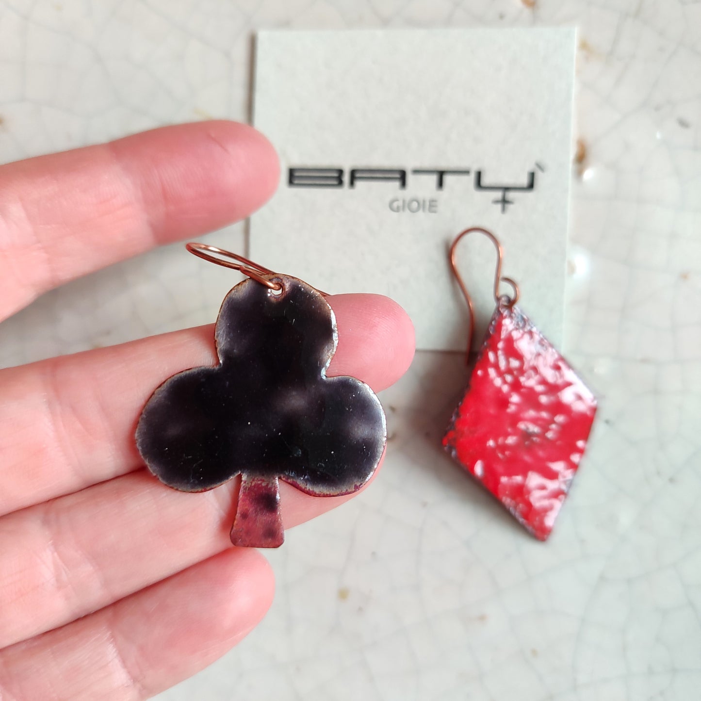 Orecchini FIORI e QUADRI