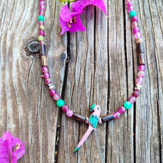 Collana PINK PARROT