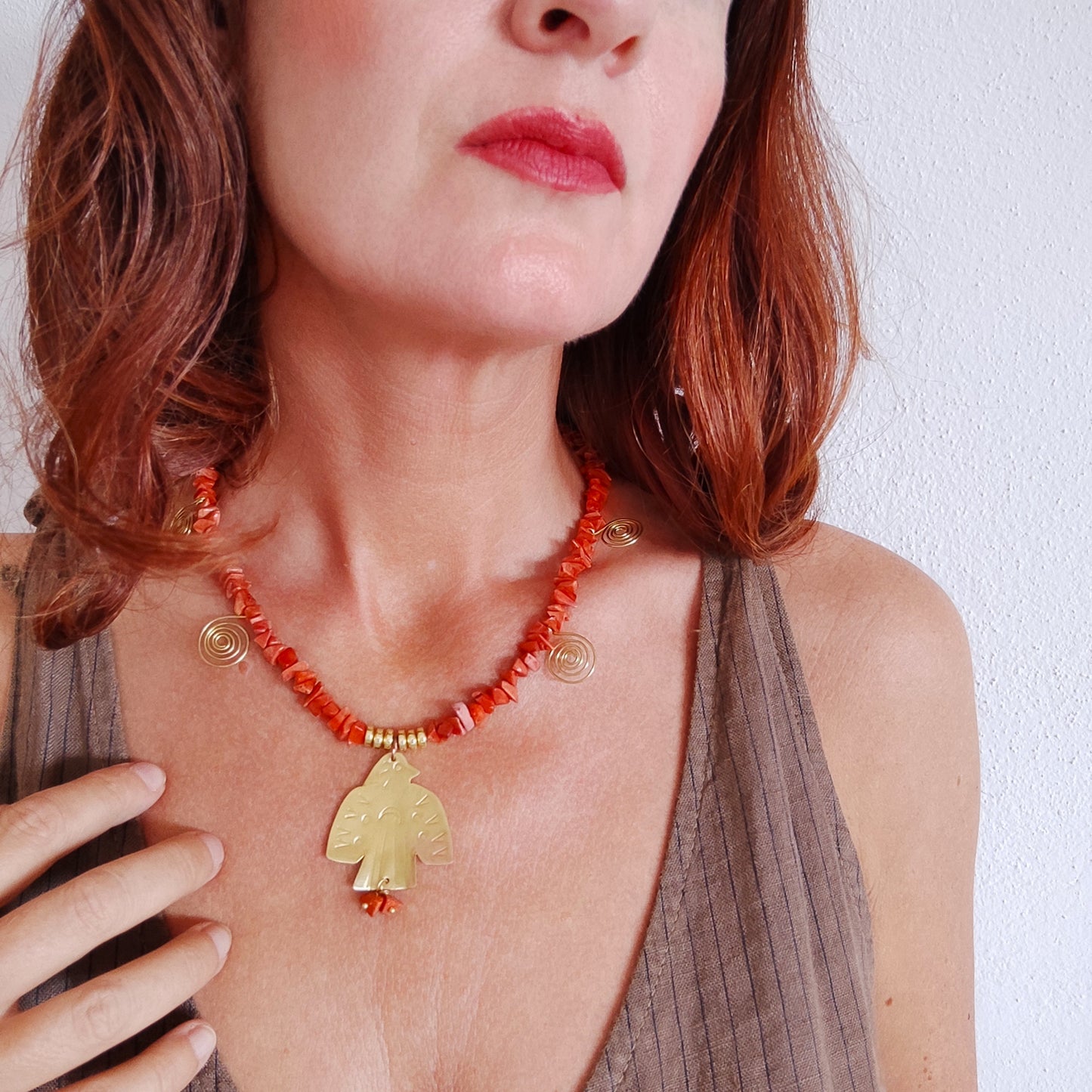 Collana AQUILA ROSSA